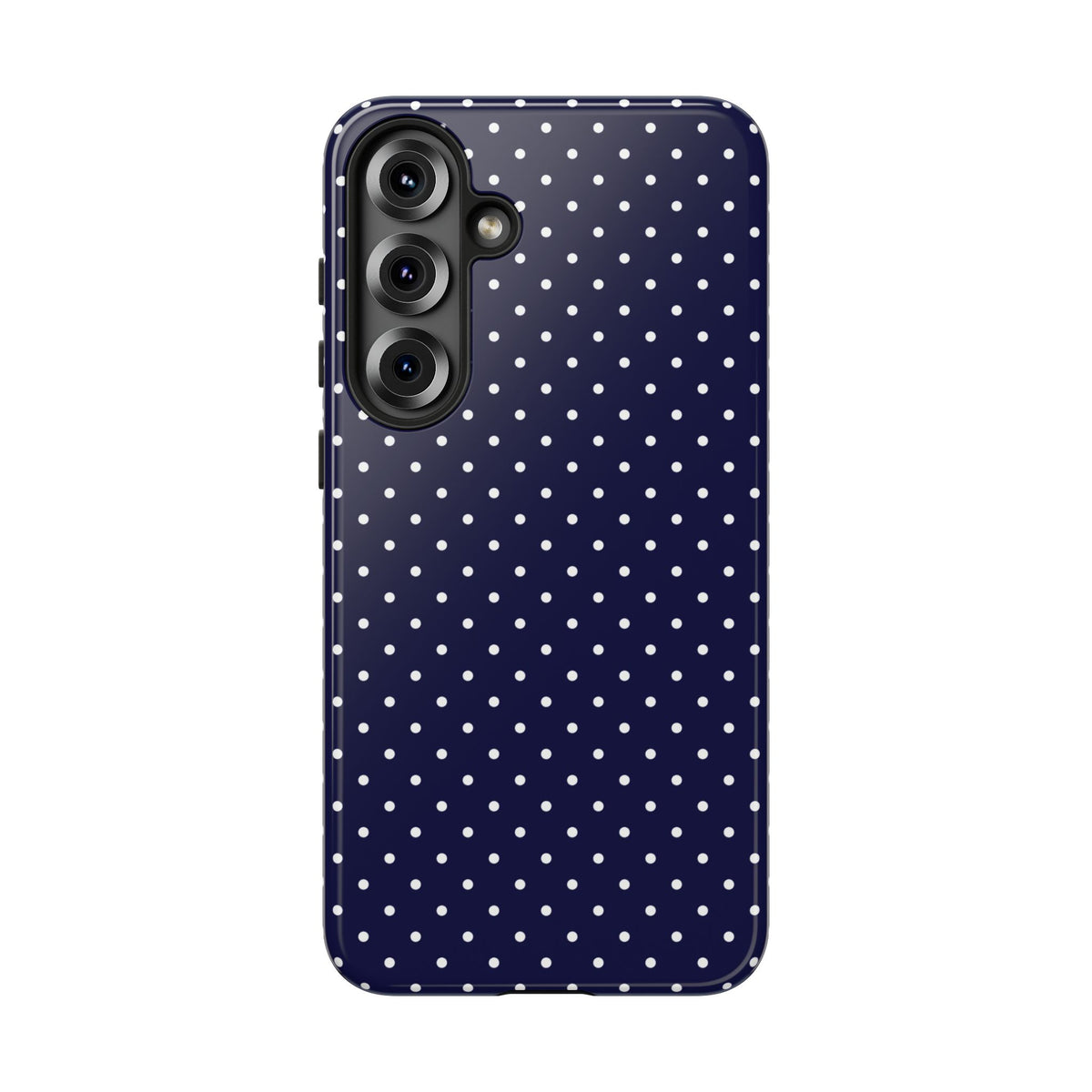 Dotty Chic | Navy Blue Polka Dot Galaxy Case
