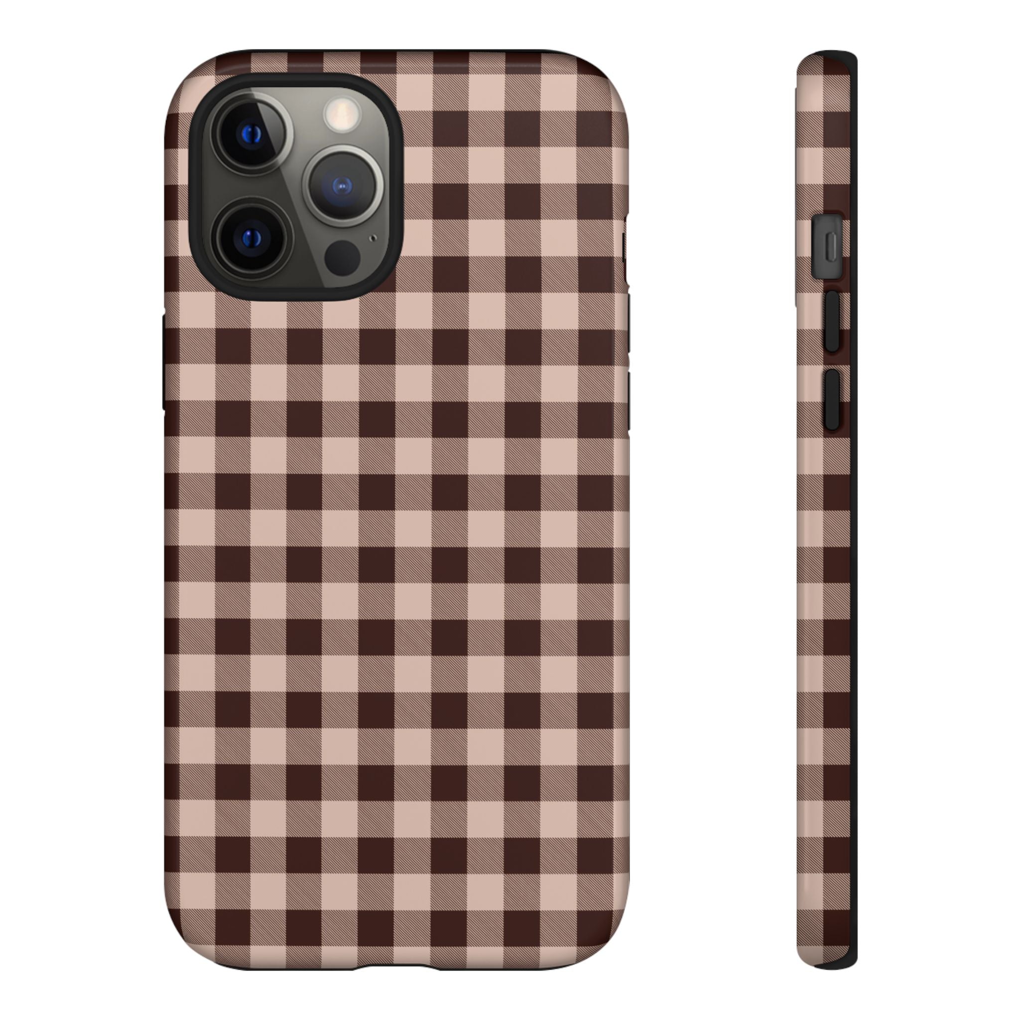 Latte Check Phone Case