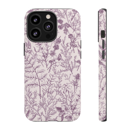 Plum Botanical Garden | Purple Floral Case