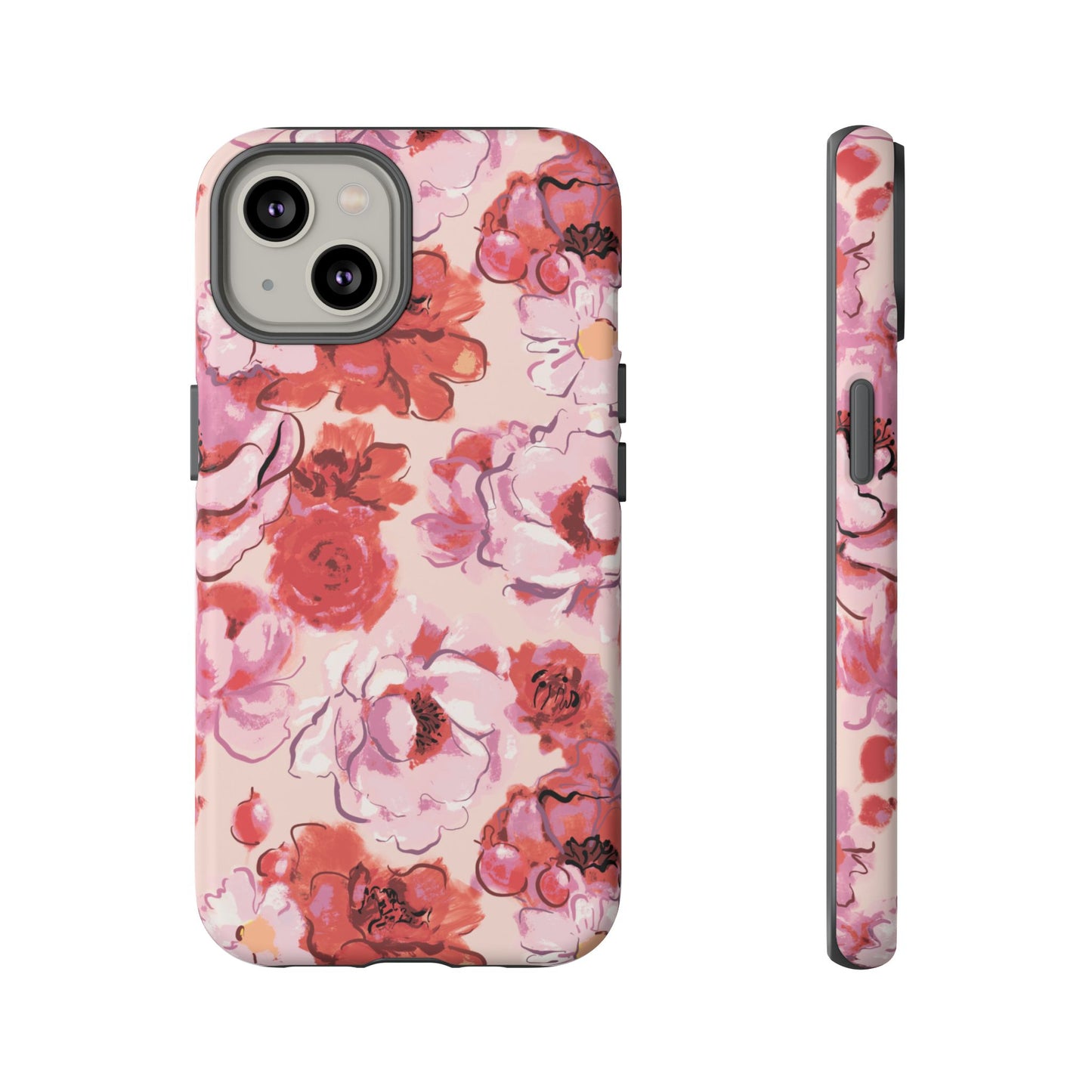 Charmed | Pink Painted Roses Case