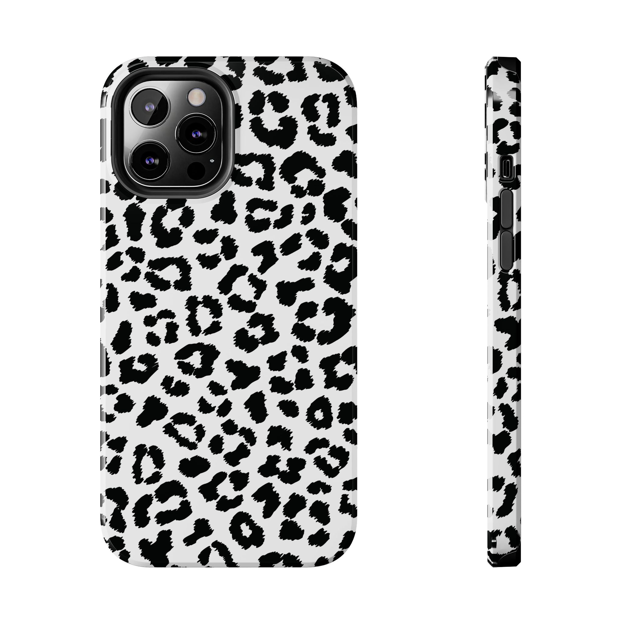 Meow | Funda para iPhone con estampado de leopardo