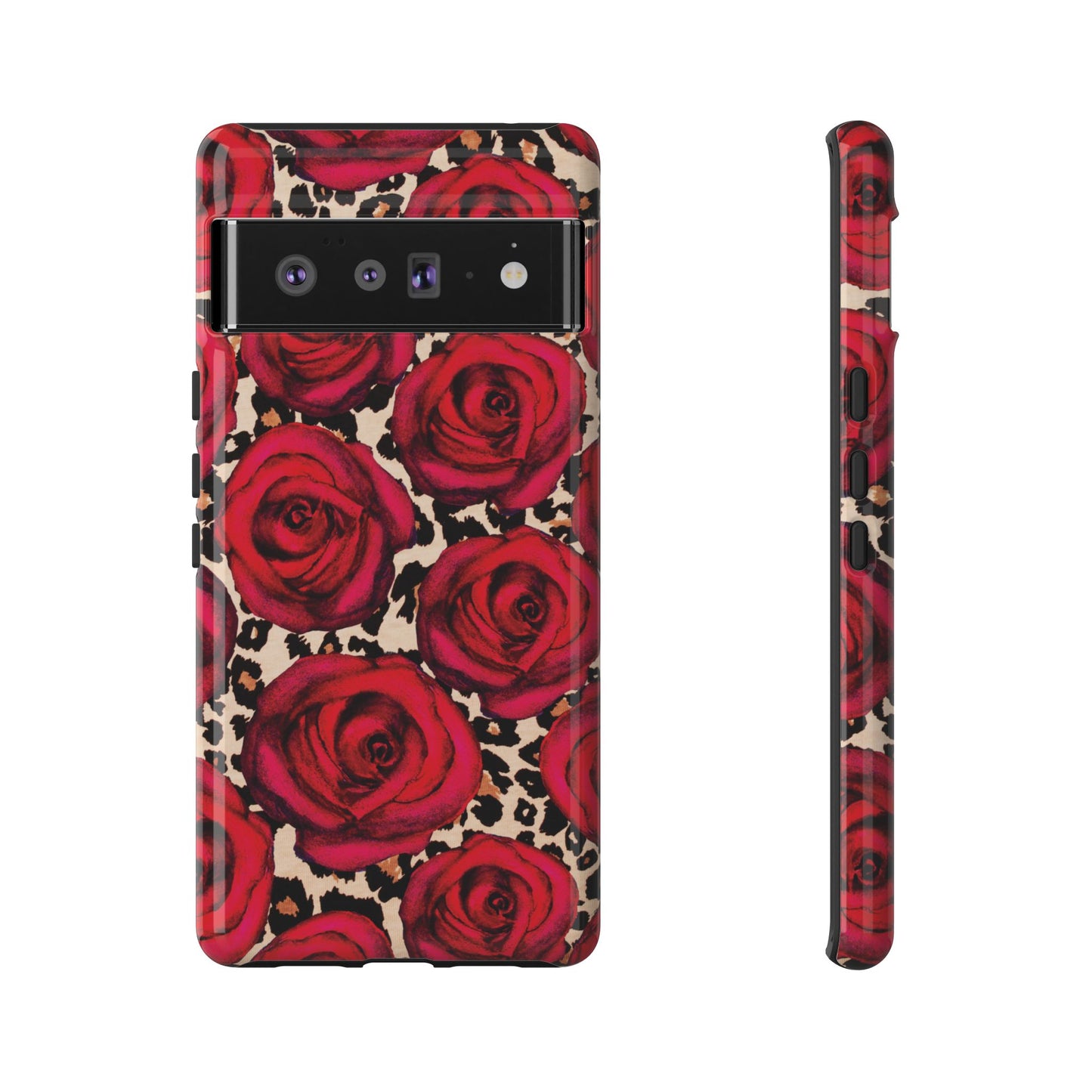 Rose Leopard | Red Floral Case