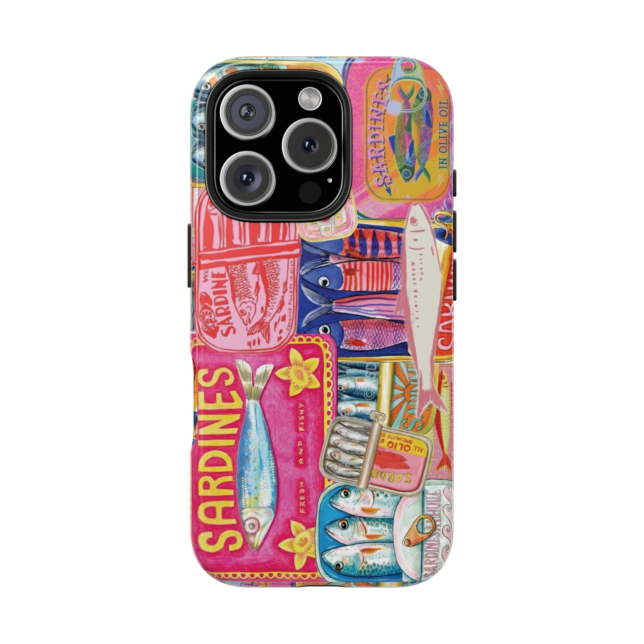 Sardines Collage iPhone Case