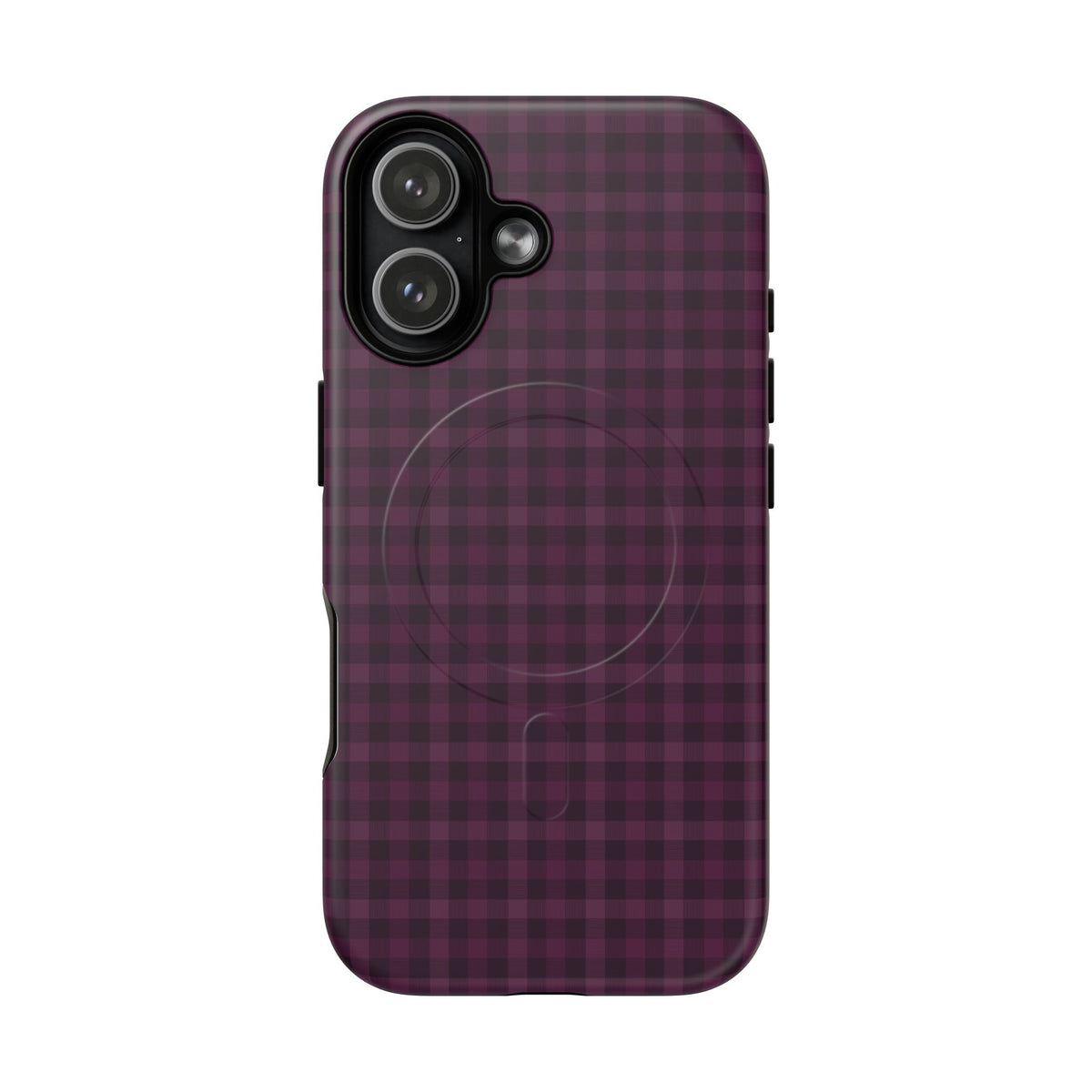 Plum Crush | Purple Plaid MagSafe Case