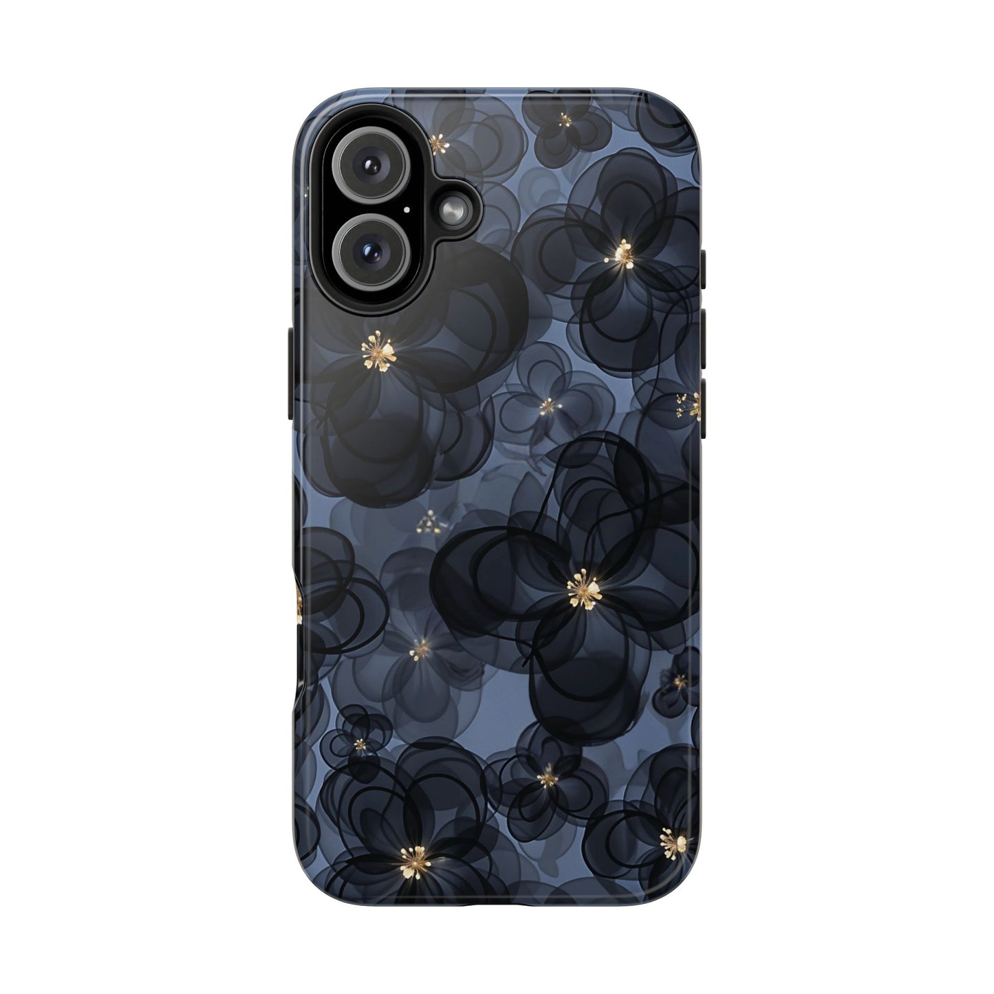 Petal Party | Coque iPhone à motif floral bleu