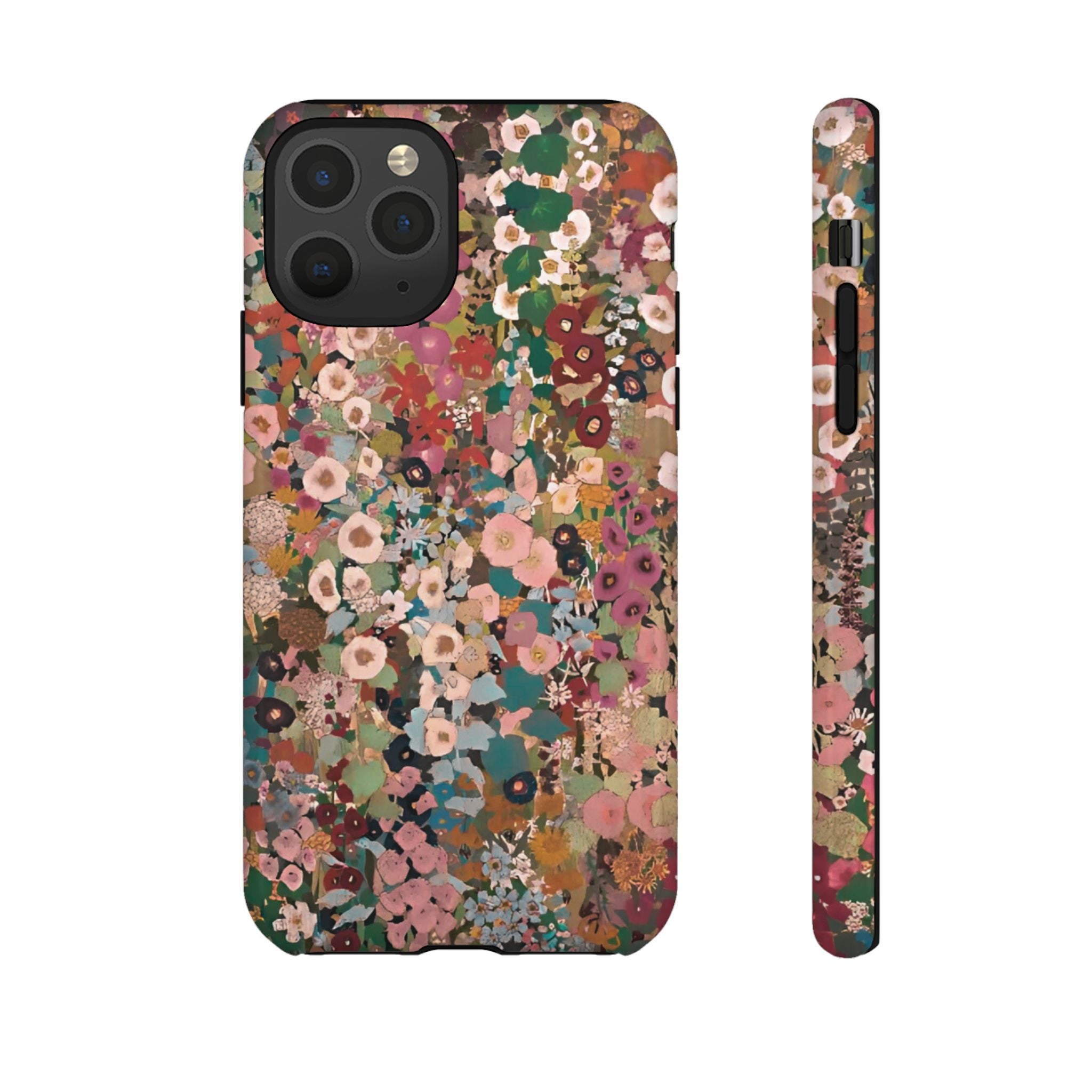 Funda para iPhone con diseño de flores de alhelí