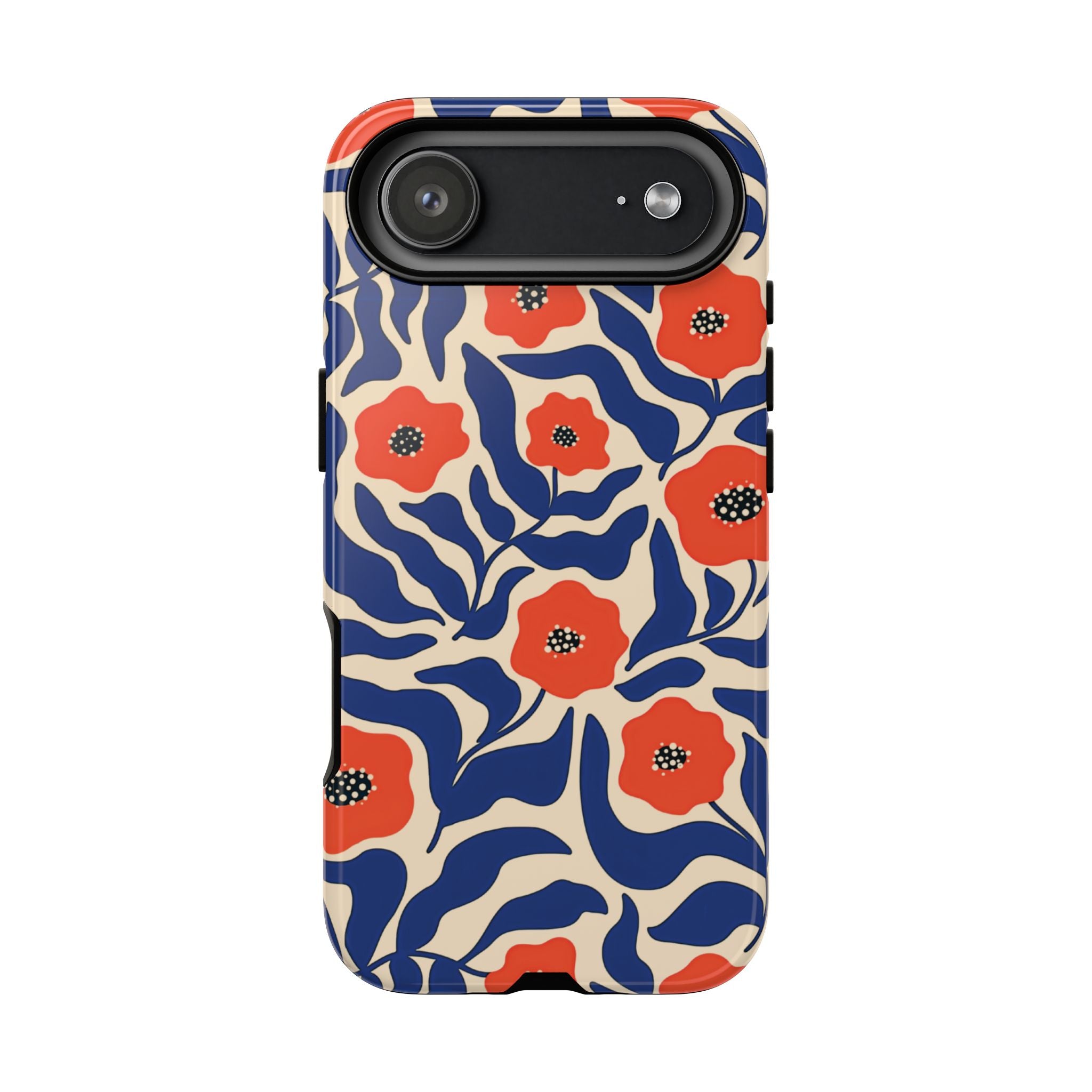 Indigo Poppy Phone Case
