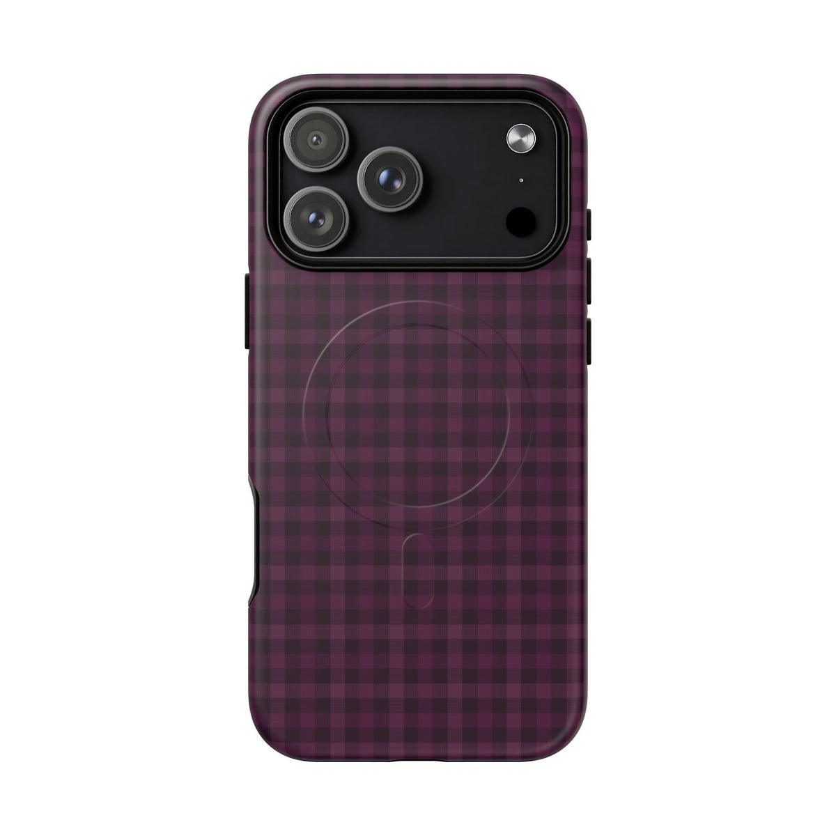 Plum Crush | Purple Plaid MagSafe Case