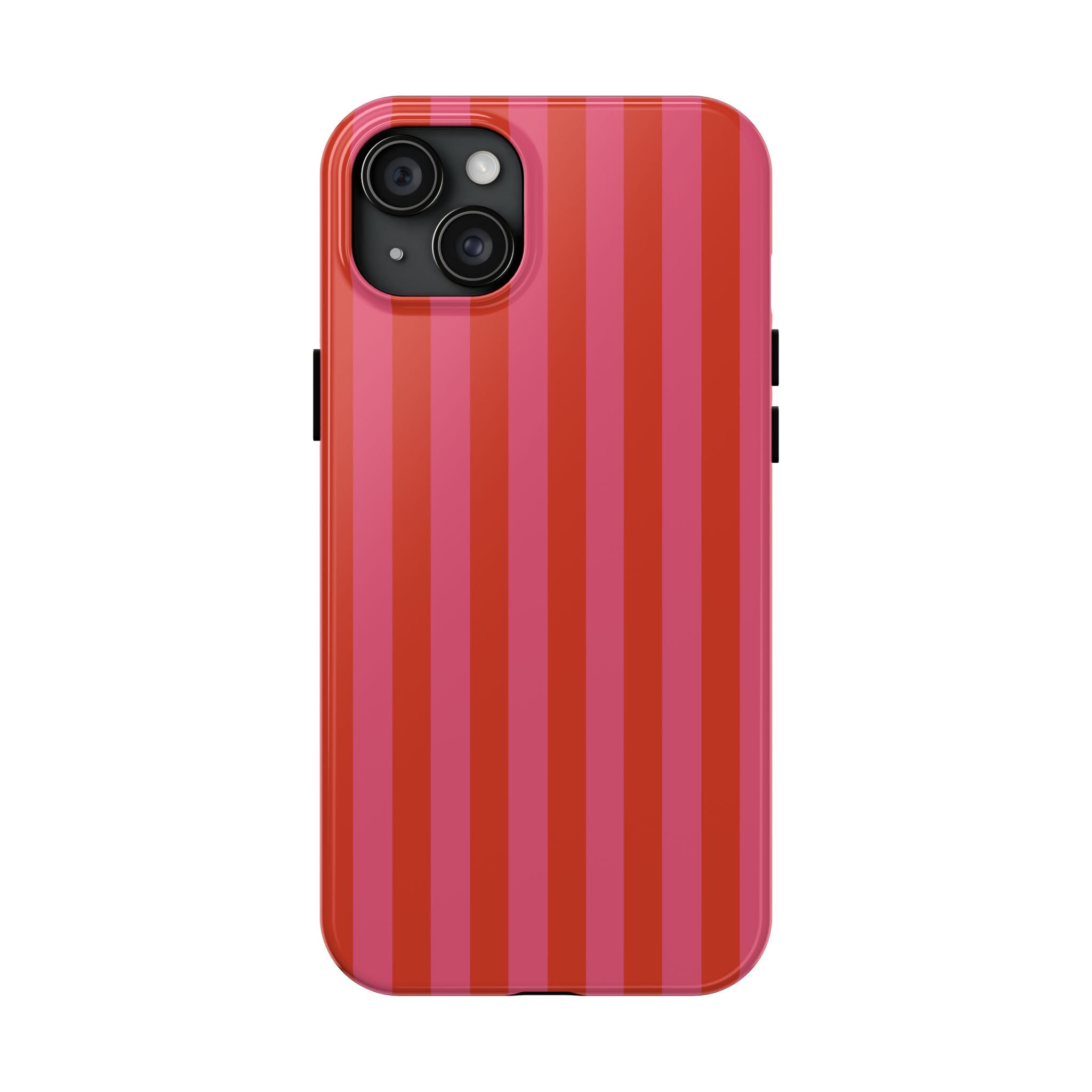 Tangerine Stripes iPhone Case