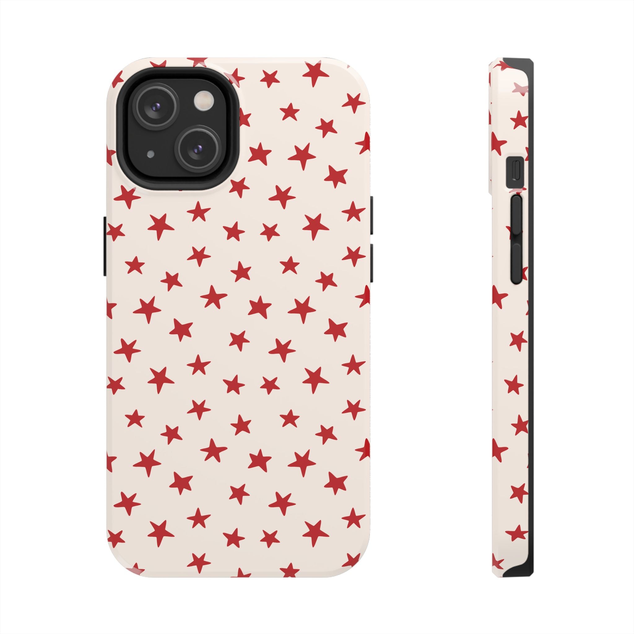 Starstruck Red Stars iPhone Case