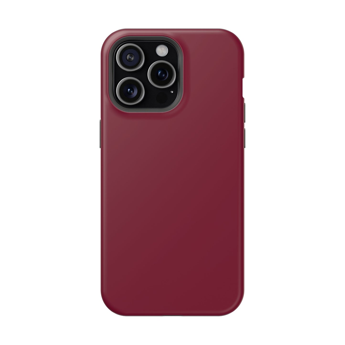 Burgundy Bliss | Satin Finish iPhone Case