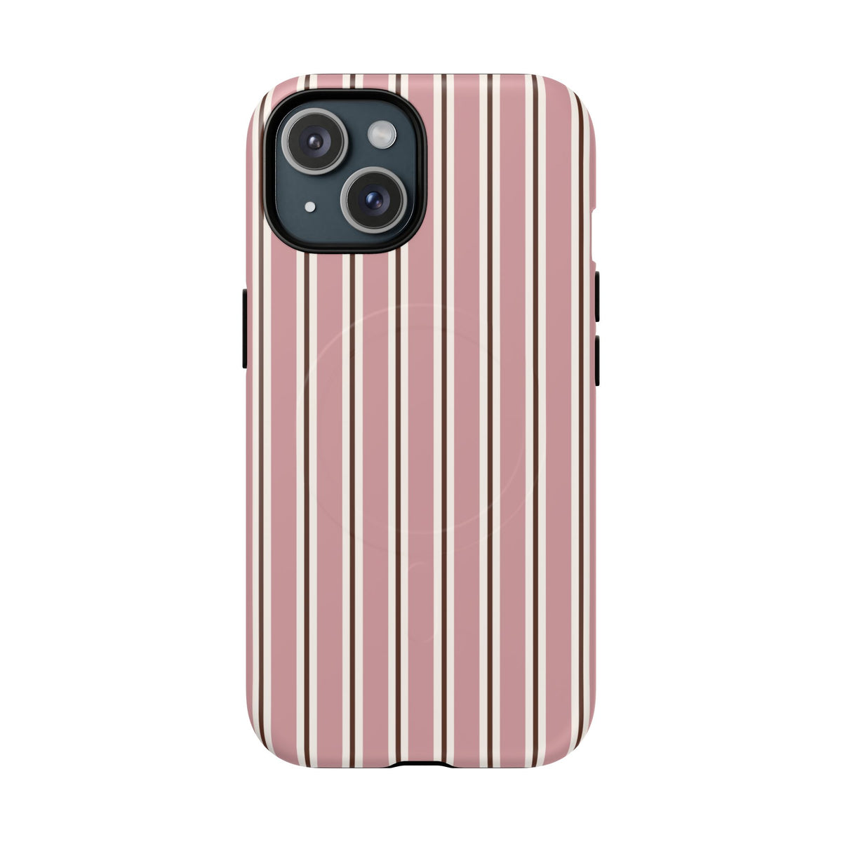 Pink on Repeat | Blush Stripe MagSafe Case