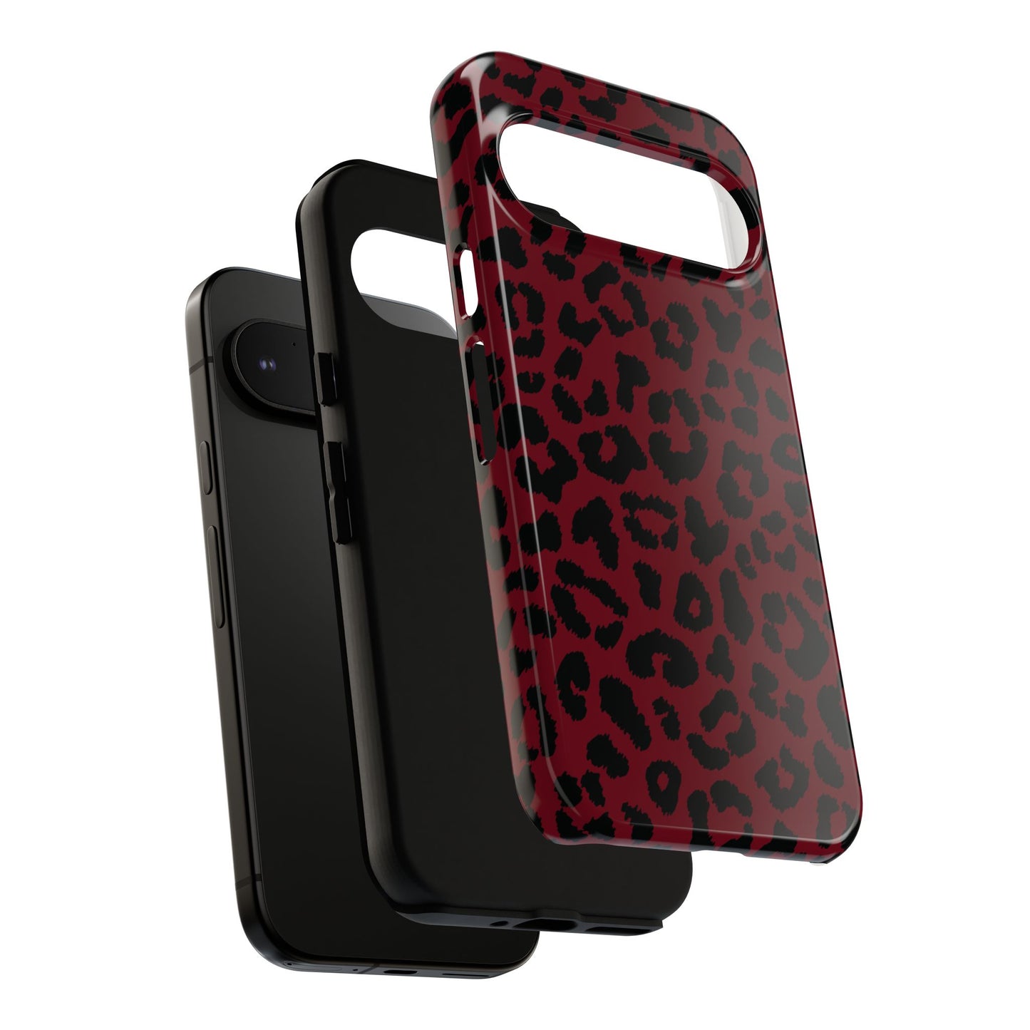 Funda Pixel con estampado de leopardo rojo Gone Wild