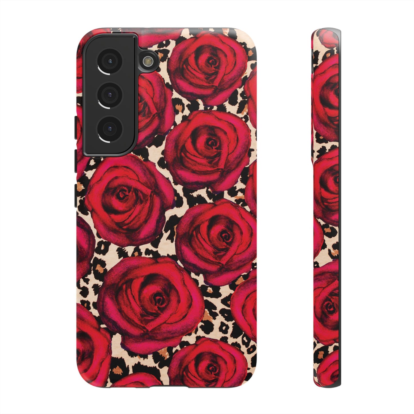 Rose Leopard | Red Floral Case