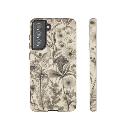 Vintage Wildflowers | Neutral Floral Case