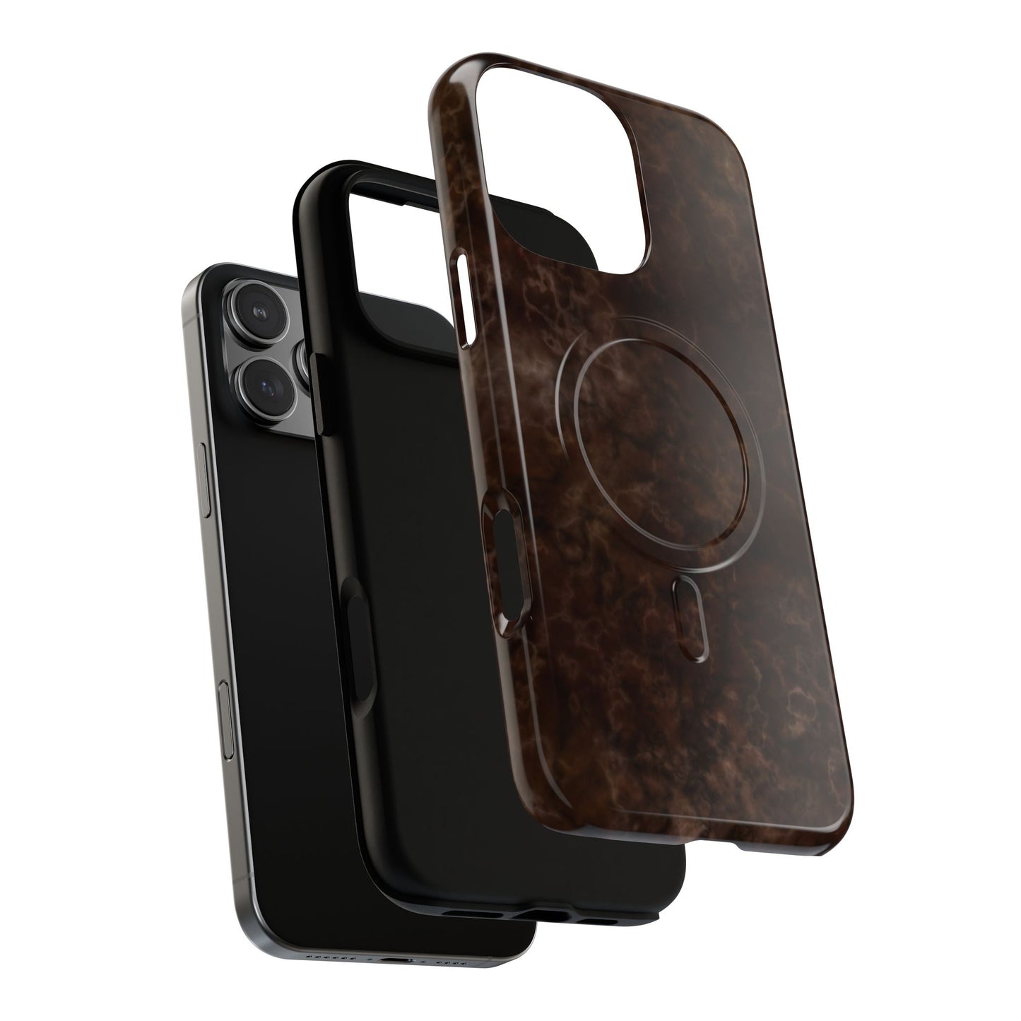 Espresso | Brown Marbled MagSafe Case