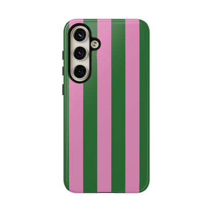 Retro Stripe | Pink & Green Y2K Case