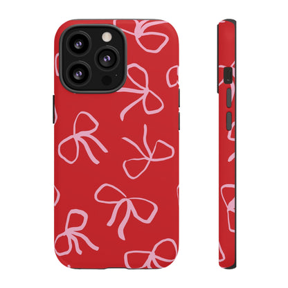 Ribbons & Bows | Red Coquette Case