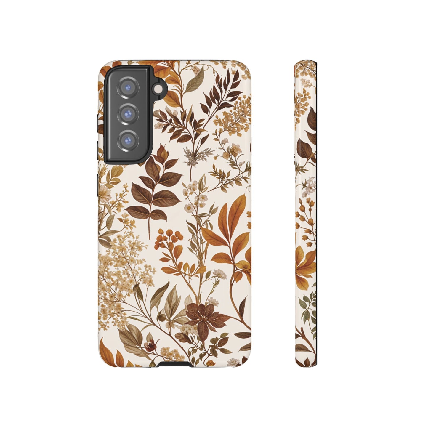 Autumn Botanical | Brown Floral Case