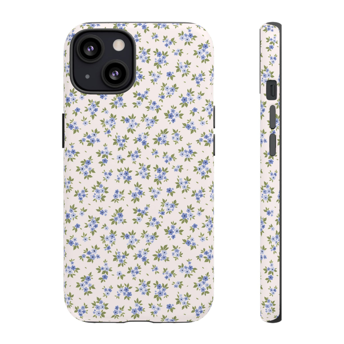 Love Notes | Blue Ditsy Floral iPhone Case