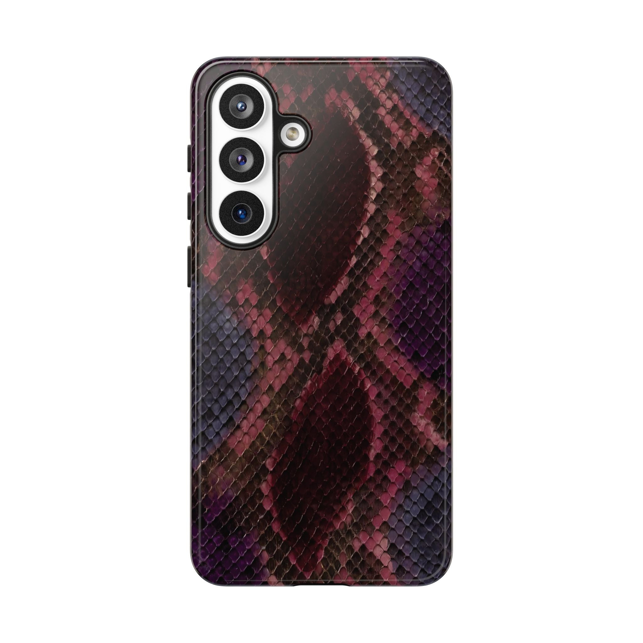 Plum Viper | Snake Print Galaxy Case