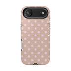 Blush Polka Dot iPhone Case