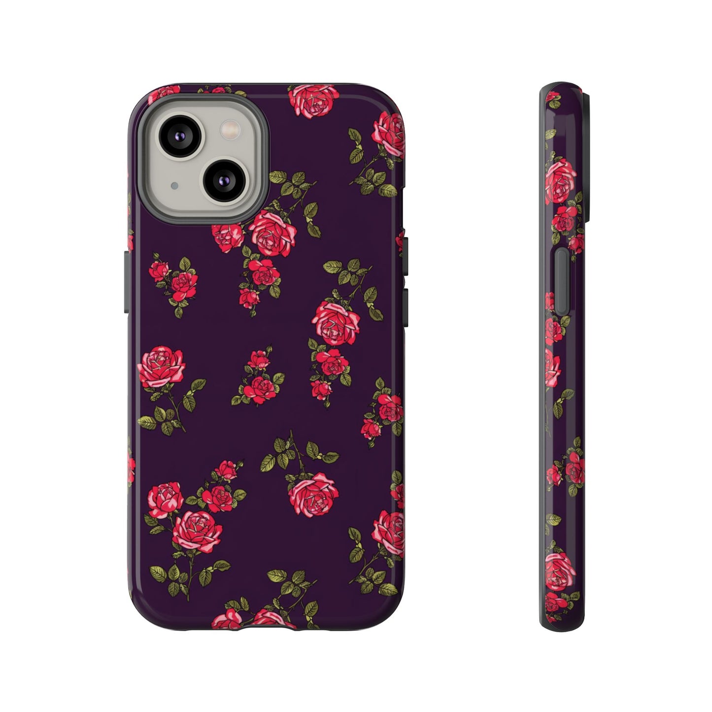 Enchanteur | Coque iPhone à motif floral indigo