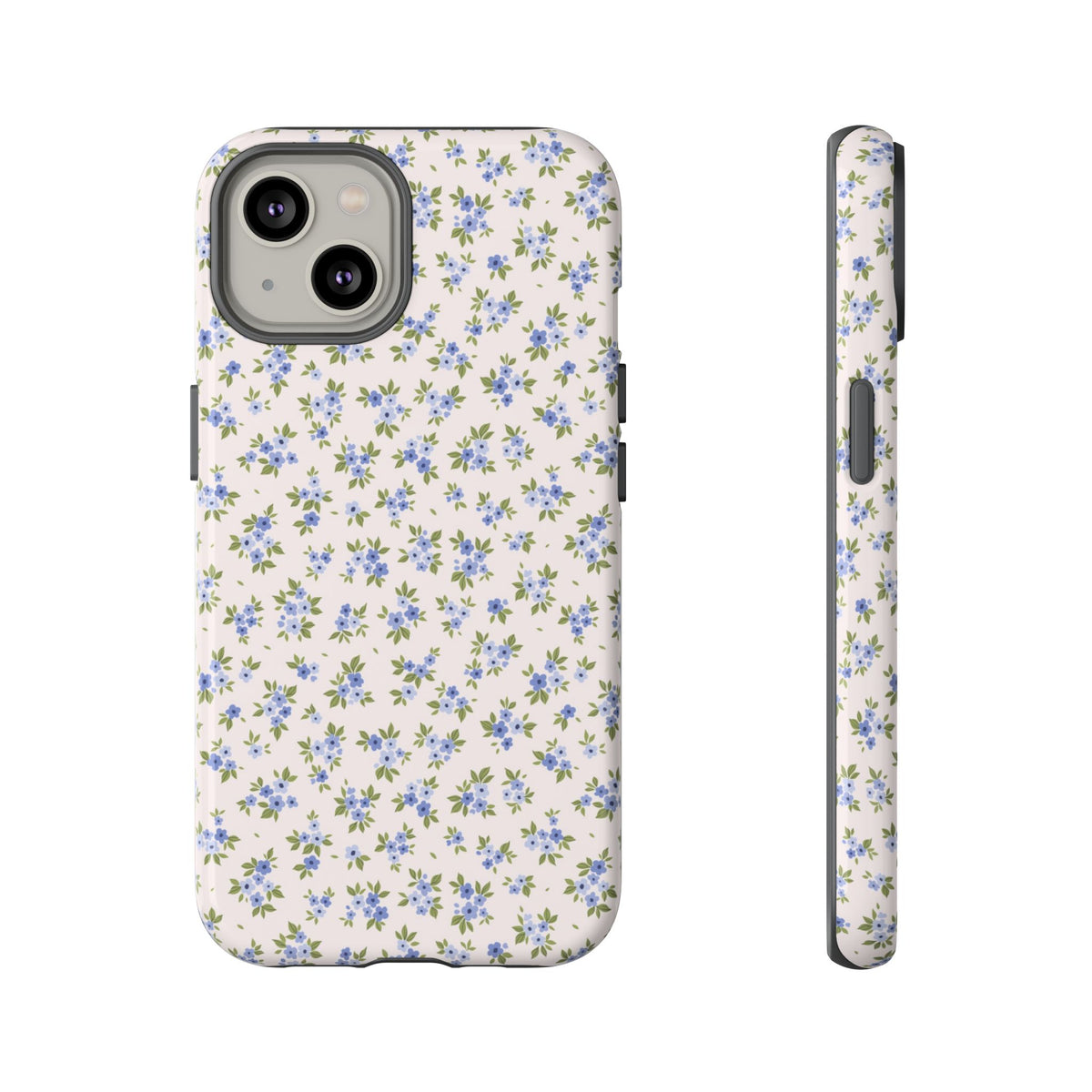 Love Notes | Blue Ditsy Floral iPhone Case