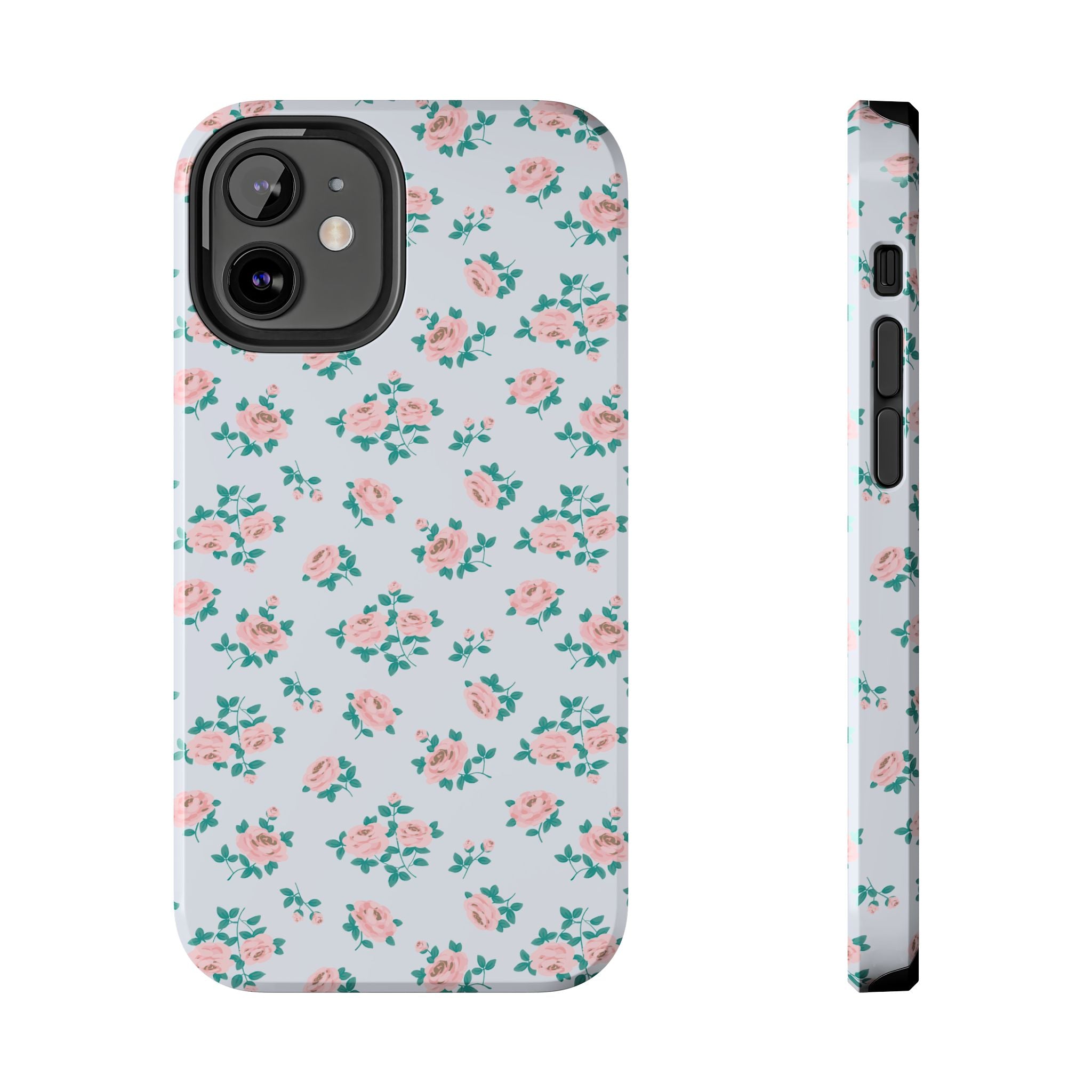 Baby Blue Floral iPhone Case