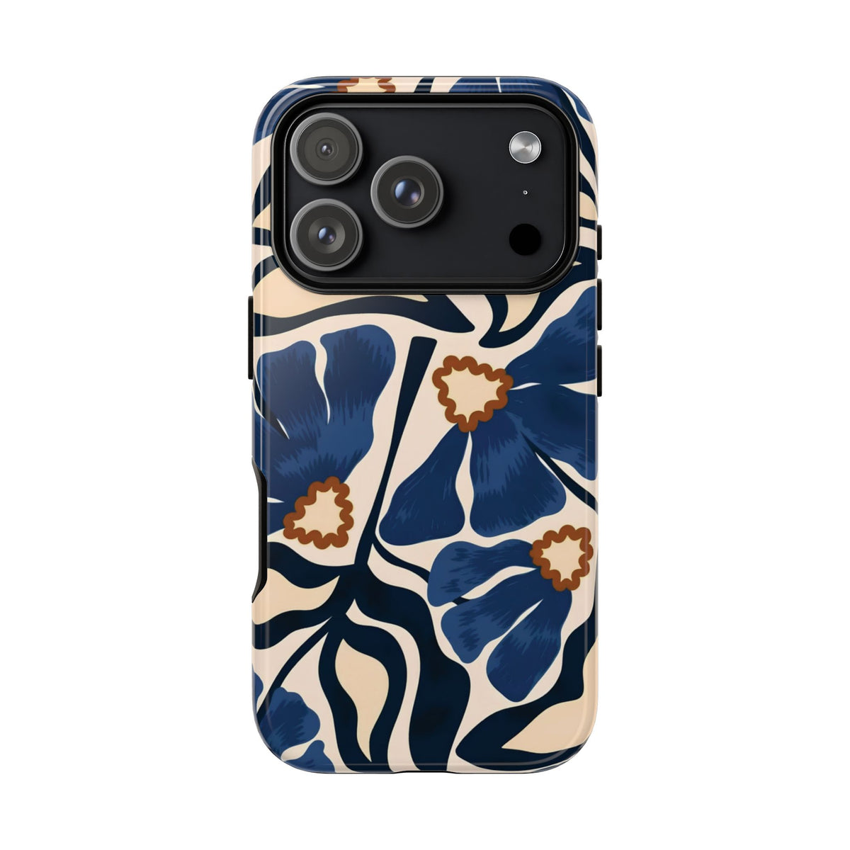 Blue Note | Painted Floral iPhone Case