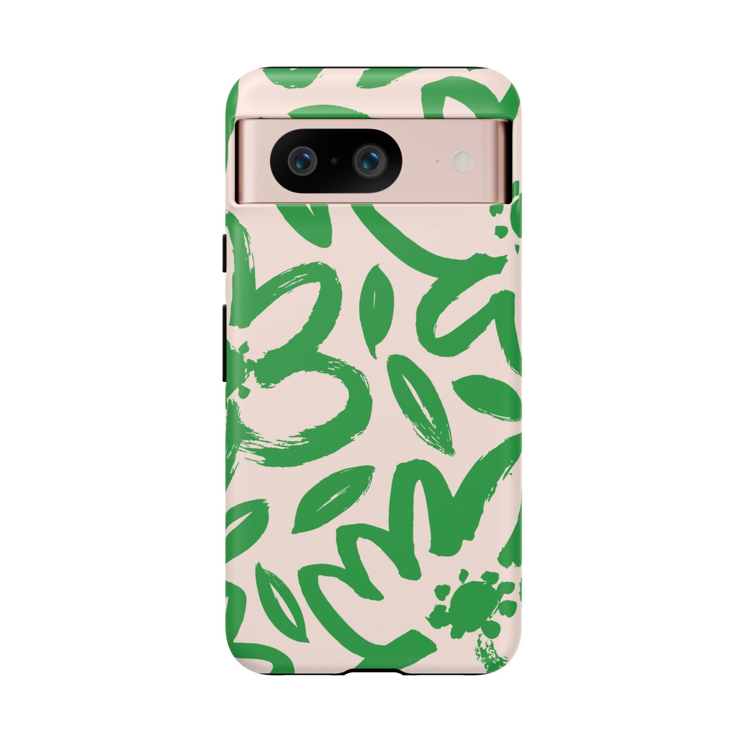 Happy | Green Modern Floral Case