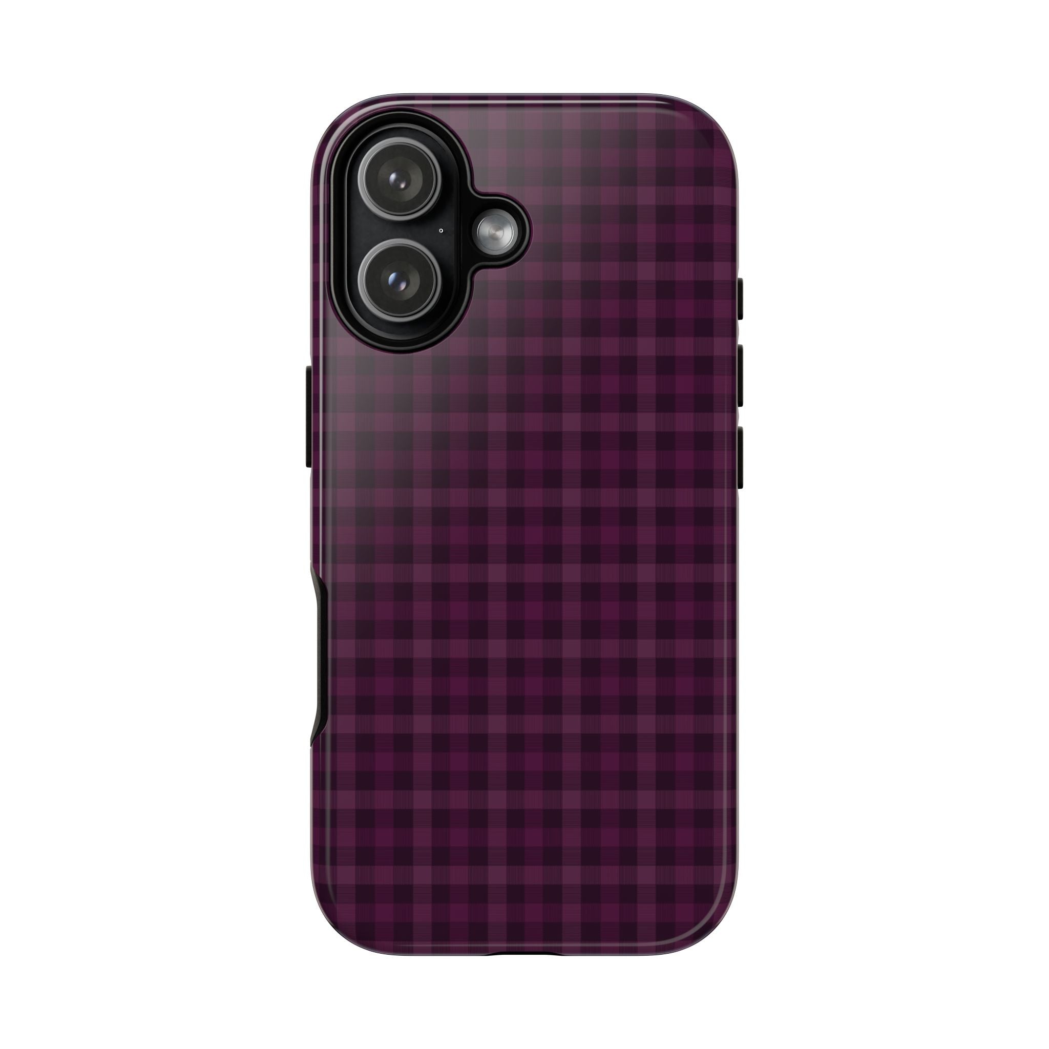 Plum Crush | Purple Plaid iPhone Case