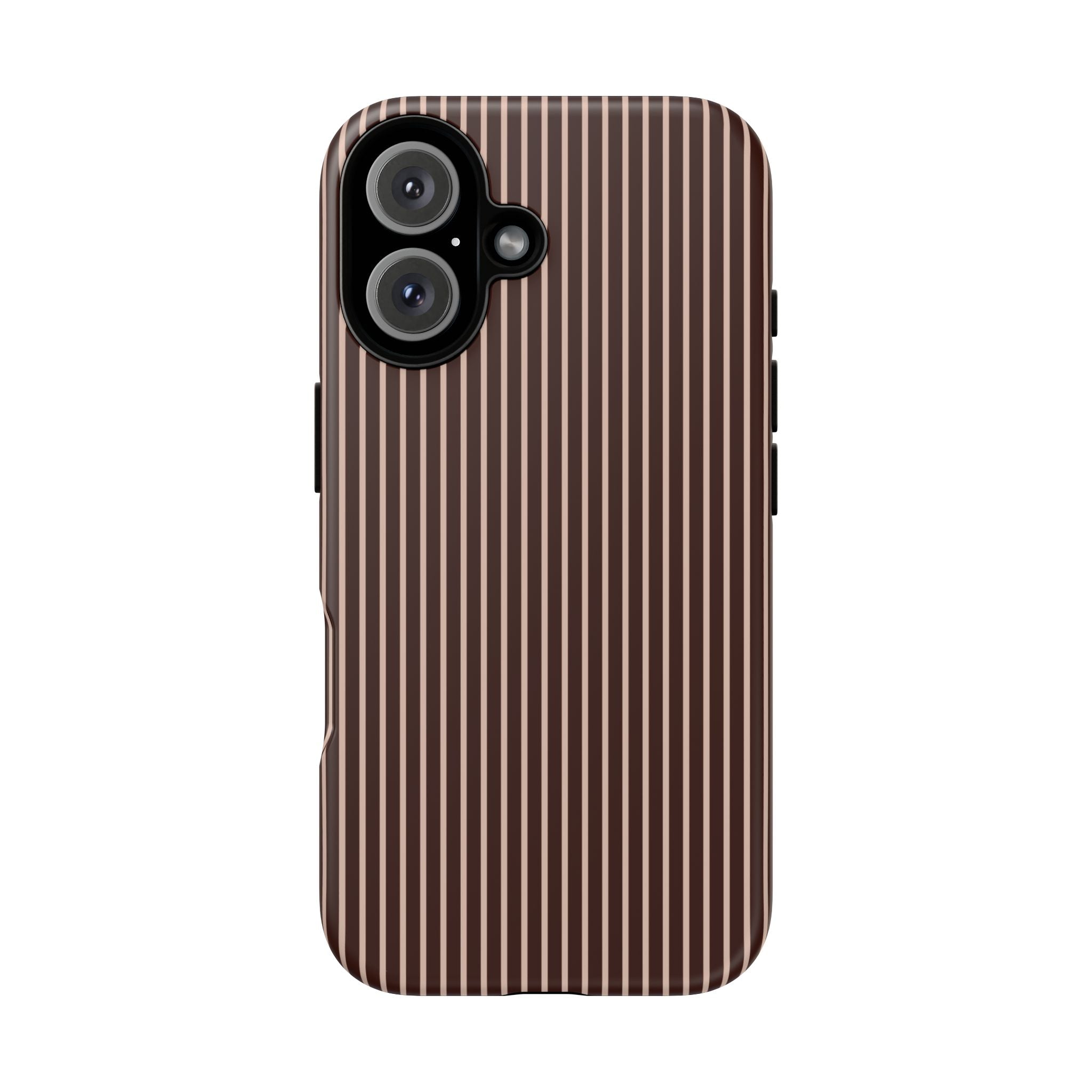 Cocoa Stripe Phone Case