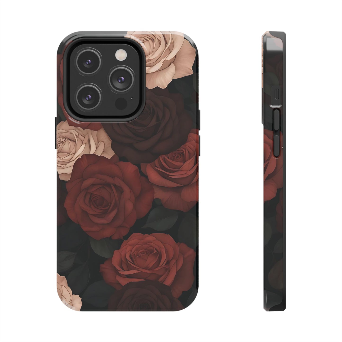 Roses | Brown Floral iPhone Case