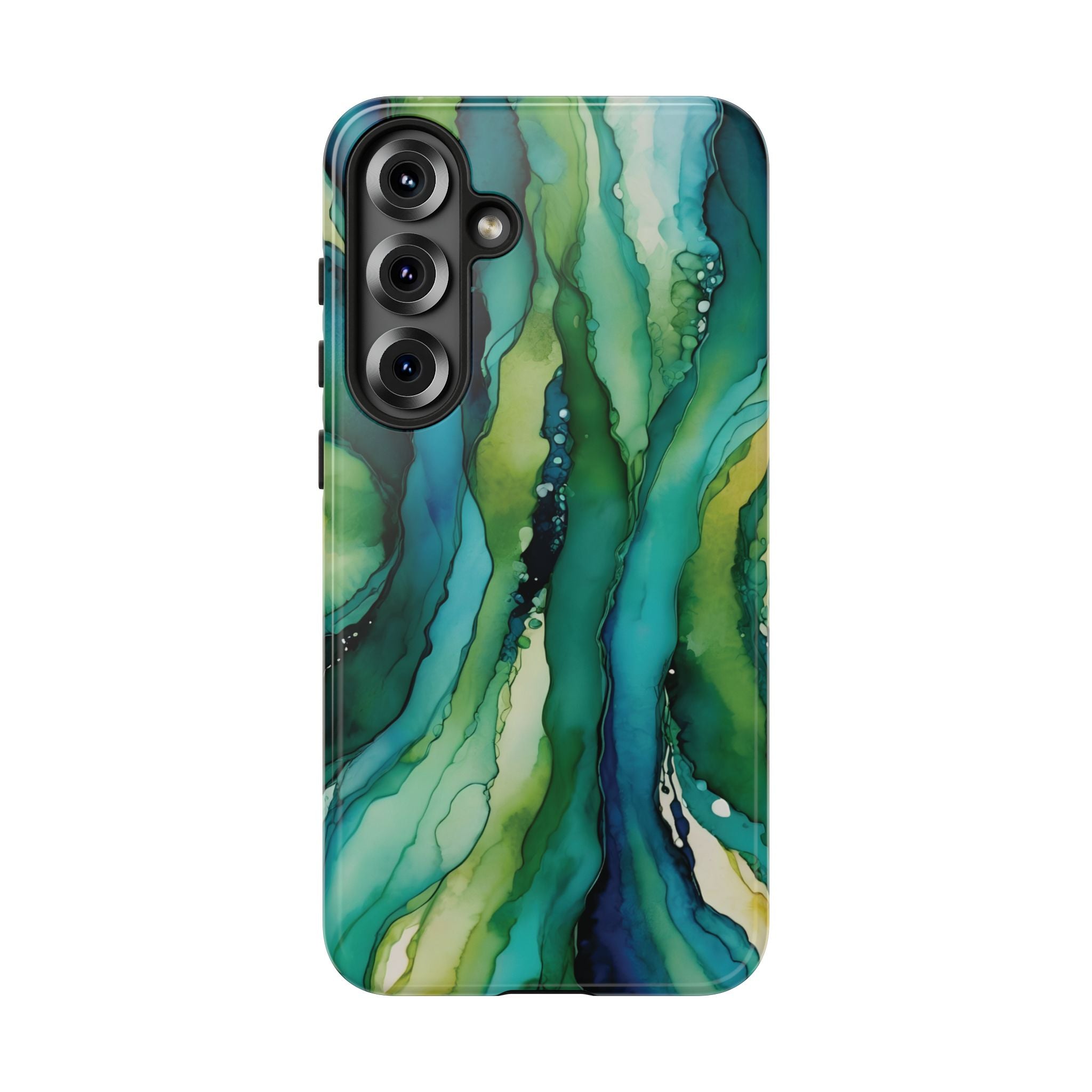 Emerald Current | Abstract Galaxy Case