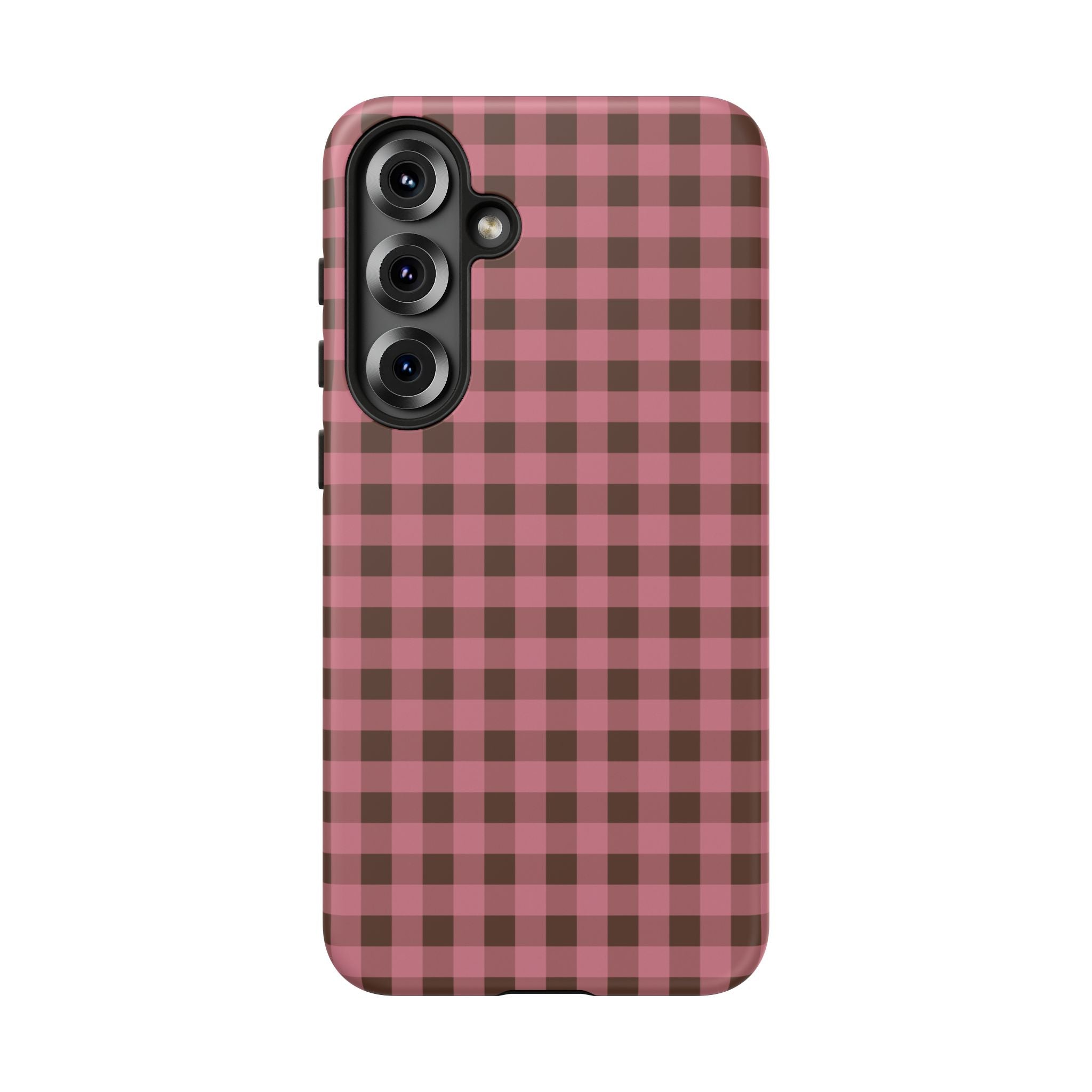 Rosy Gingham Phone Case