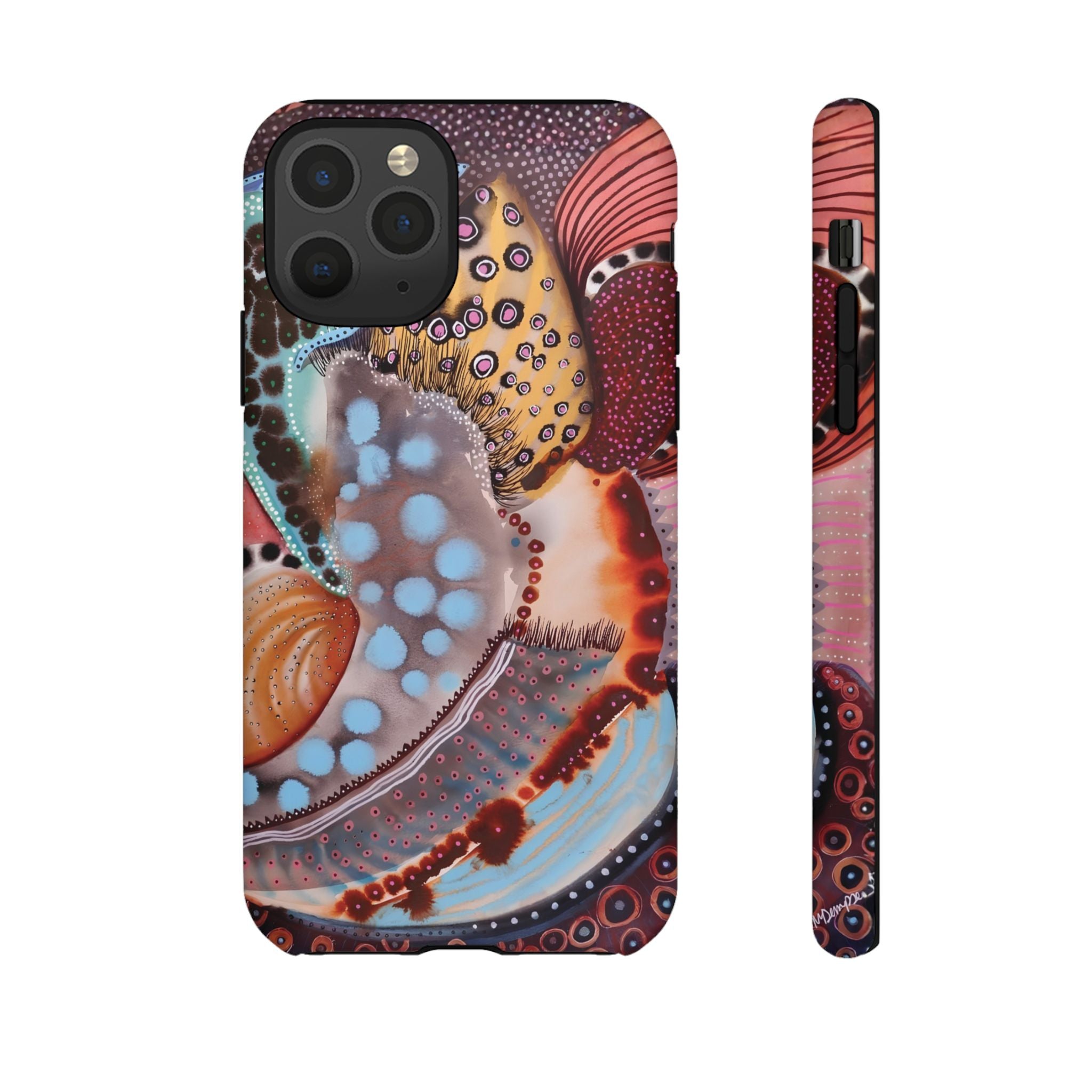 Ocean Echo | Abstract Sea Life iPhone Case