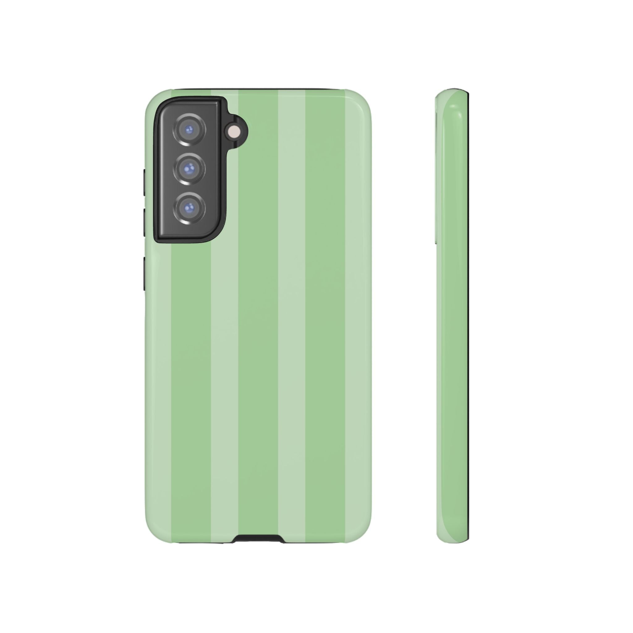 Pistachio Striped Galaxy Case