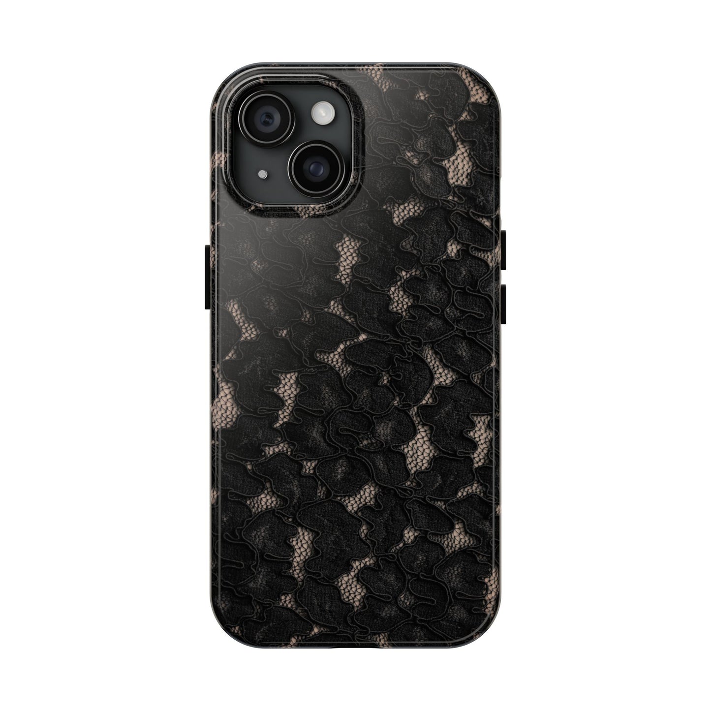 Midnight | Black Lace iPhone Case