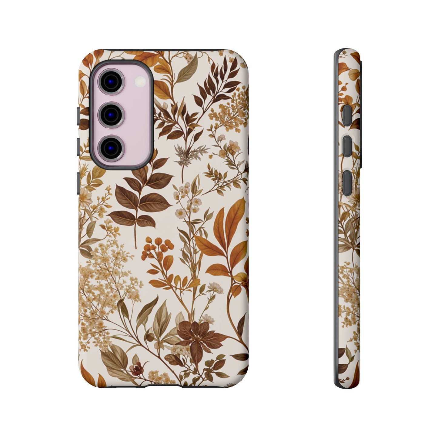 Autumn Botanical | Brown Floral Case