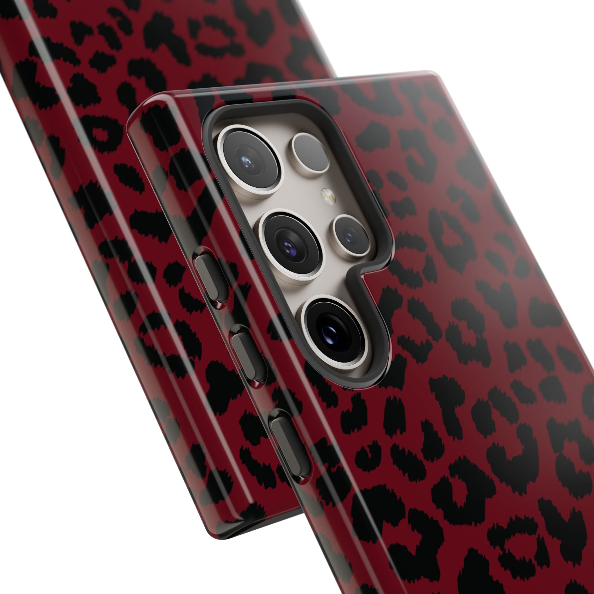 Gone Wild Red Leopard Print Galaxy Case