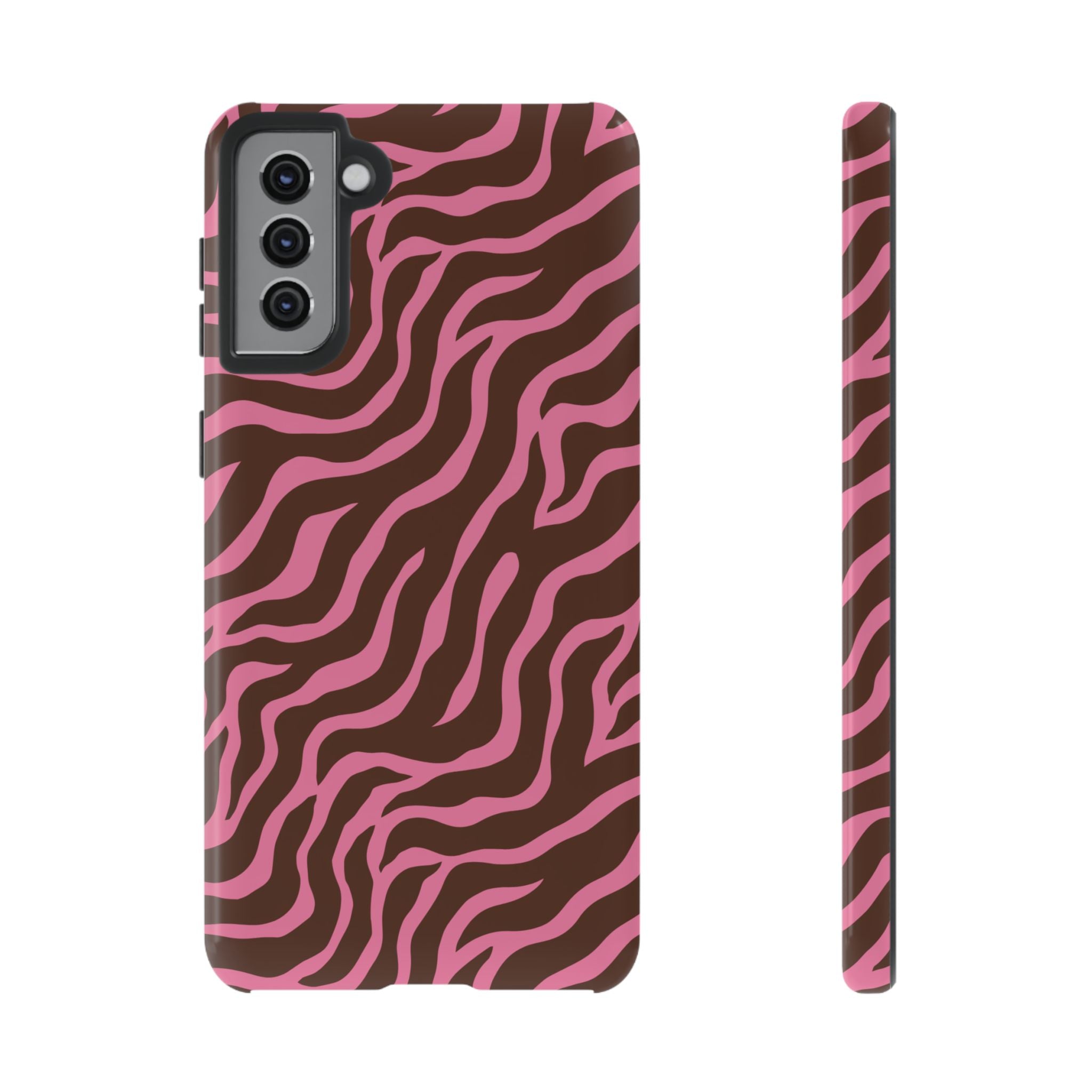 Pink Instinct | Zebra Print Galaxy Case