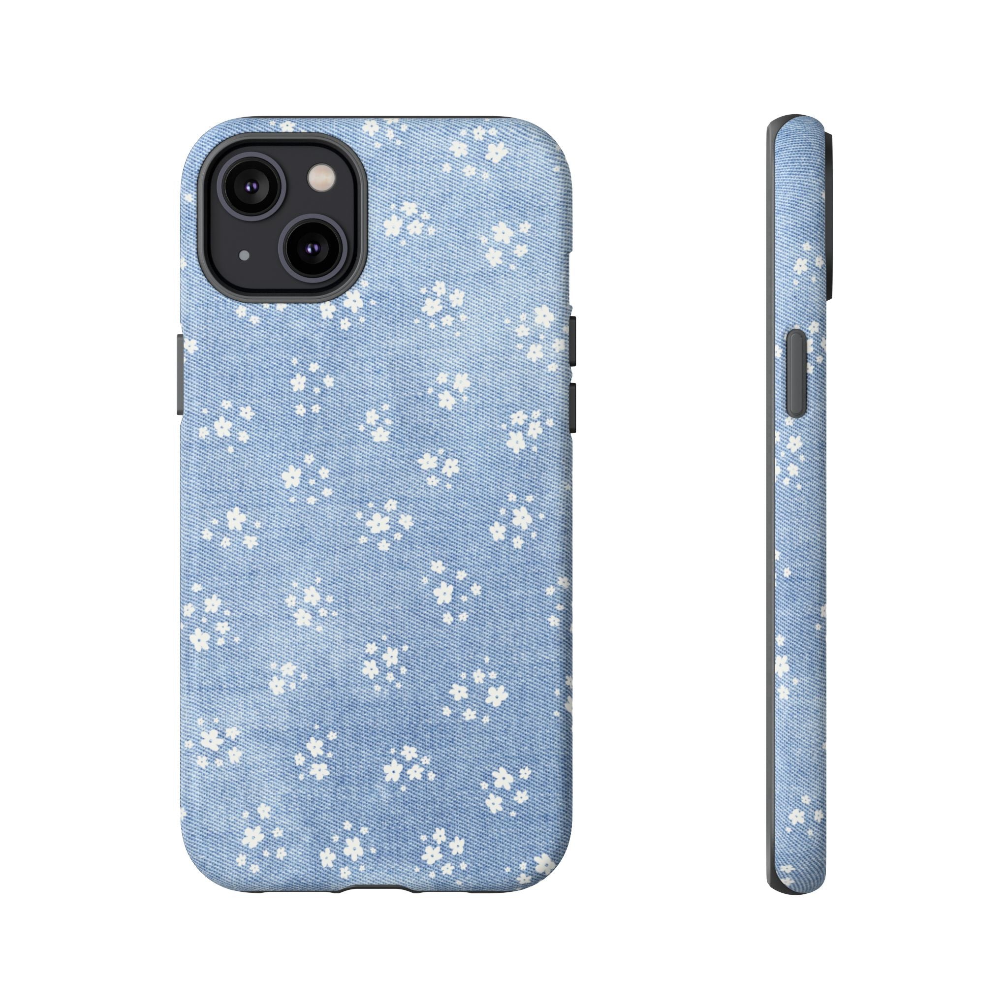 Denim Daisy Phone Case