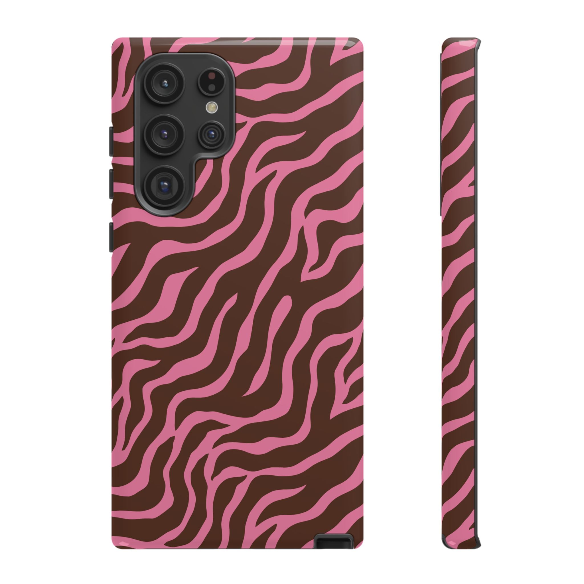 Pink Instinct | Zebra Print Galaxy Case