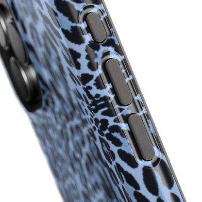 Into the Blue | Blue Leopard Print iPhone Case