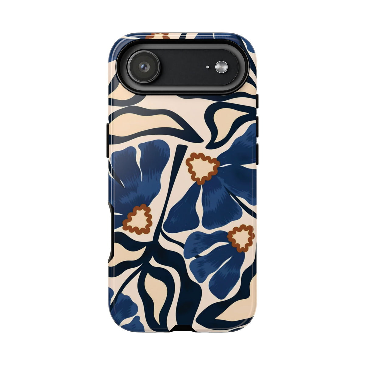 Blue Note | Painted Floral iPhone Case