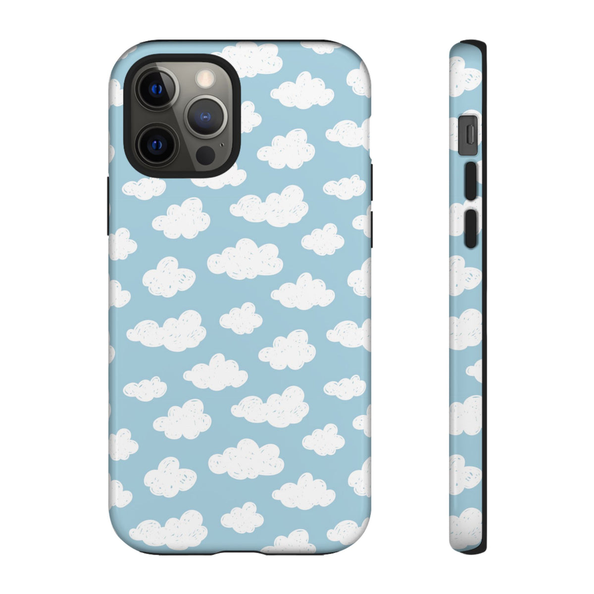 Cloud Nine | Blue Cloud Print iPhone Case