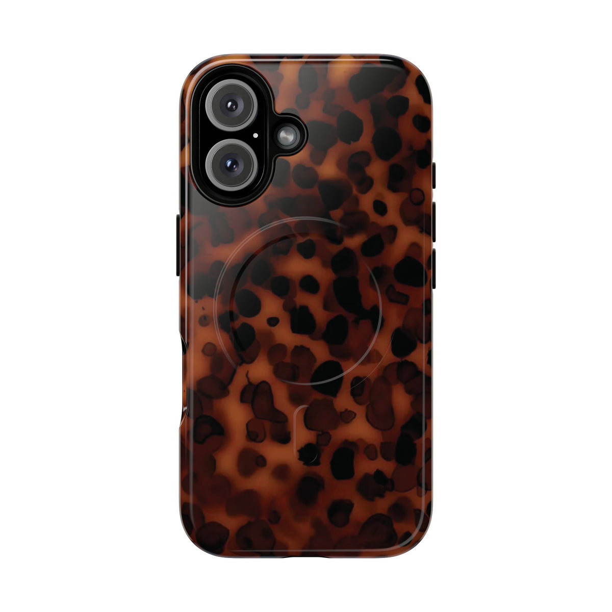 Shell Game | Dark Tortoiseshell Print MagSafe Case