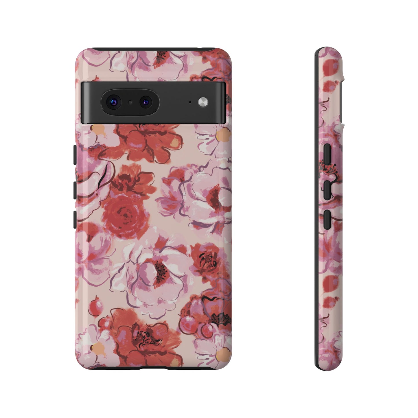 Charmed | Pink Painted Roses Case