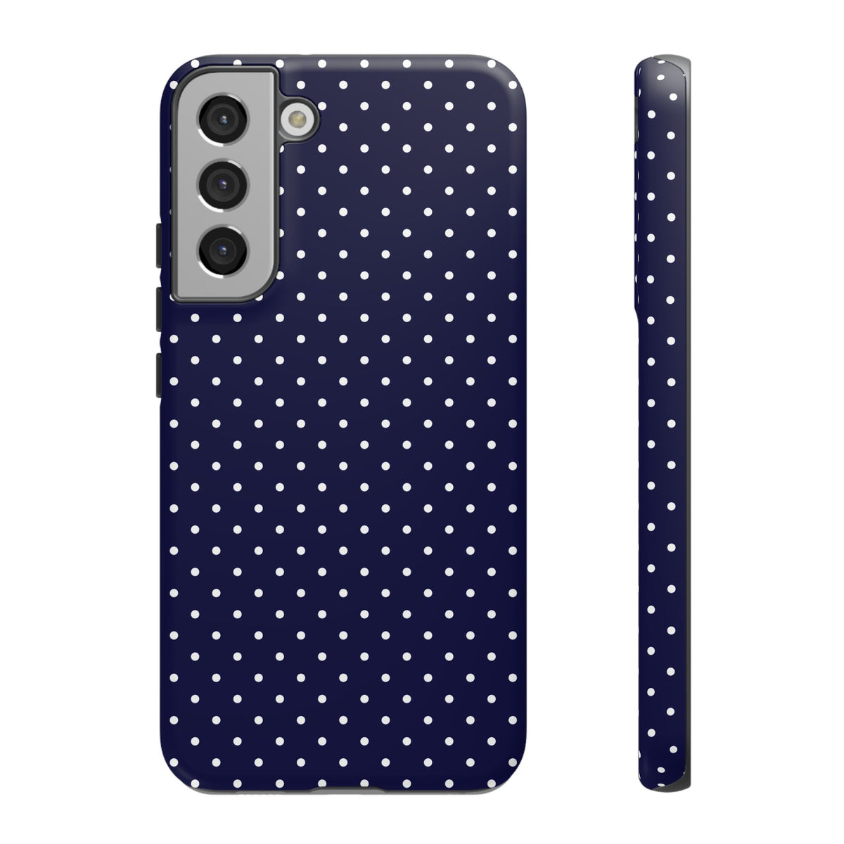 Dotty Chic | Navy Blue Polka Dot Galaxy Case